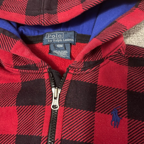 Baby Boys’ Polo Zip-up Hoodie - Picture 2 of 2